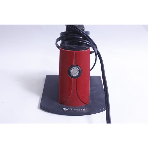 Vintage, Gooseneck, Desk Organizer, Ott-Lite Red Memphis Style Lamp - Picture 3 of 6